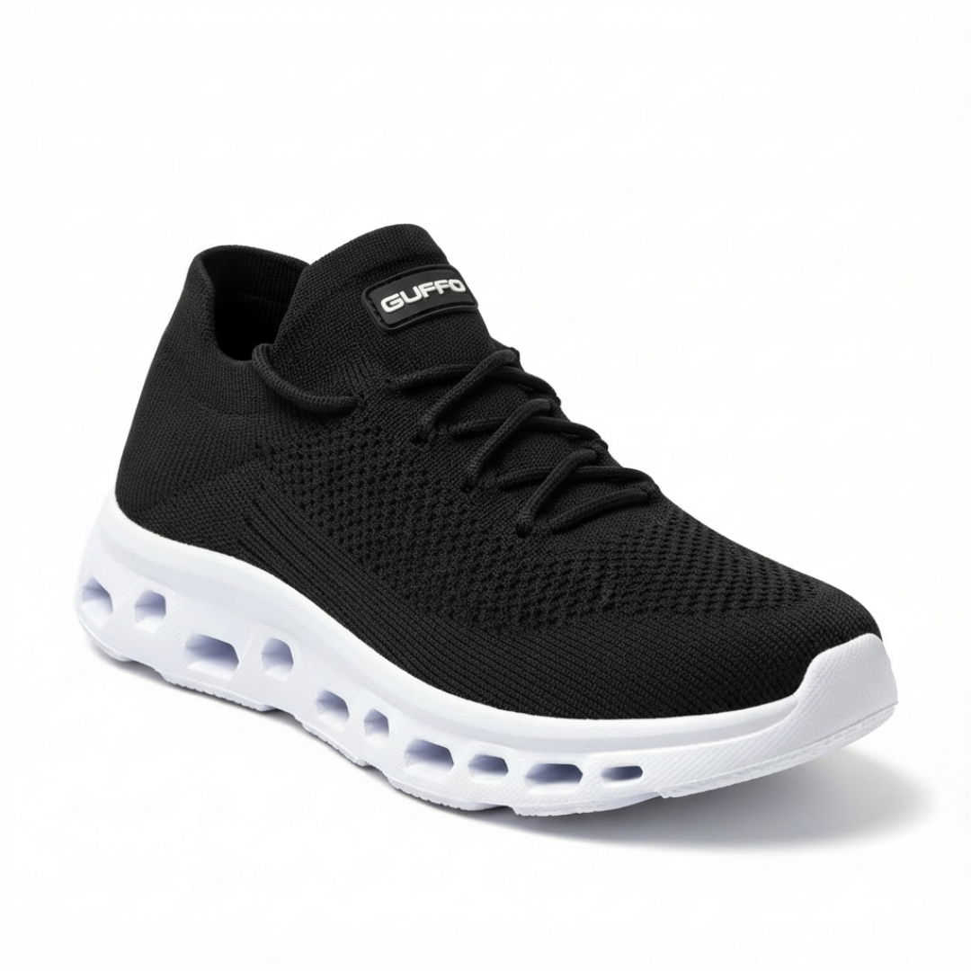 Tenis ortopédicos GUFFO NOVA Negro Blanco - Vista 1